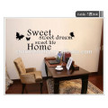 hot sell sweet dream wall sticker romantic sofa wall sticker for living room QTS032